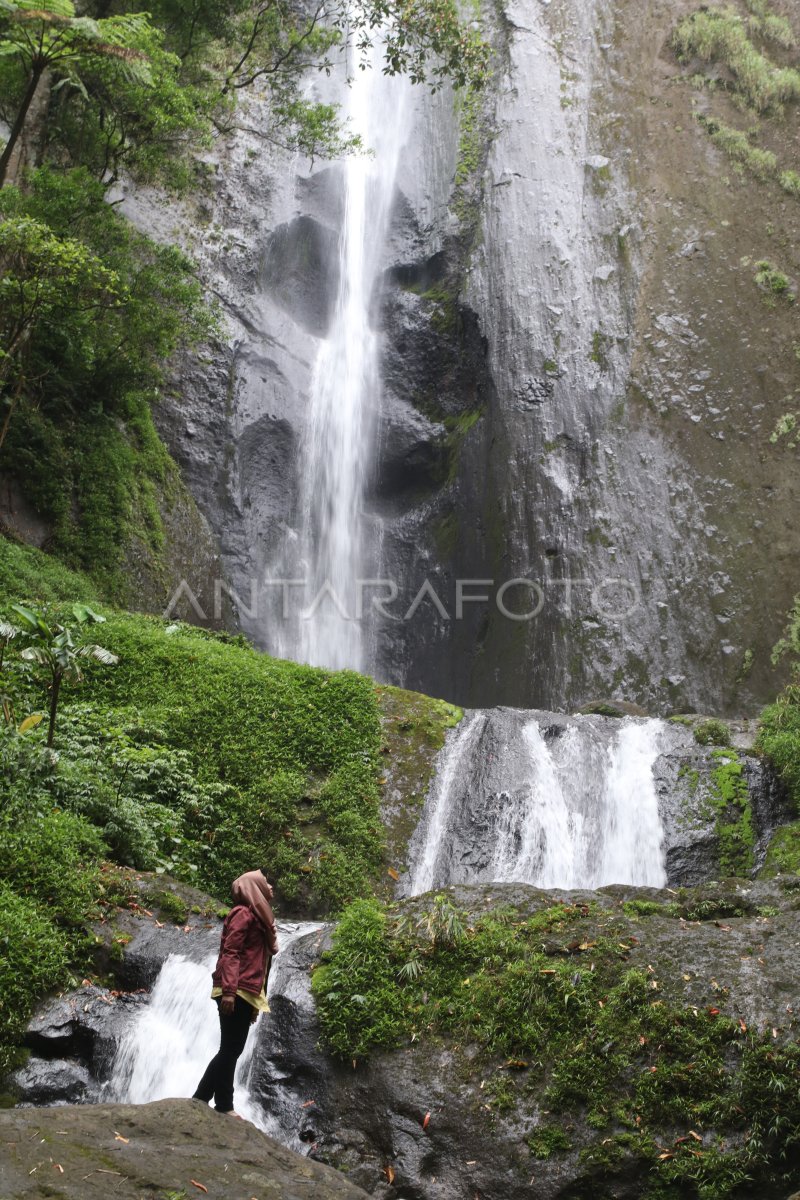 Debit Air Terjun Dolo Menyusut di Kecamatan Mojo Kabupaten Kediri